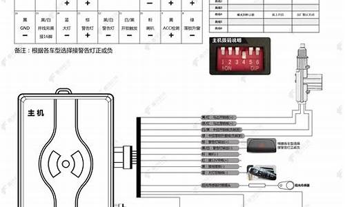 汽车防盗器安装线路示意图_汽车防盗器安装线路